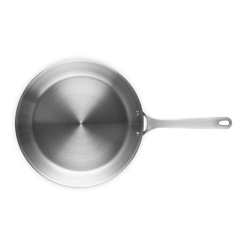 Le Creuset Signature Stainless Steel Shallow Non-stick Frying Pan 30cm image number 2
